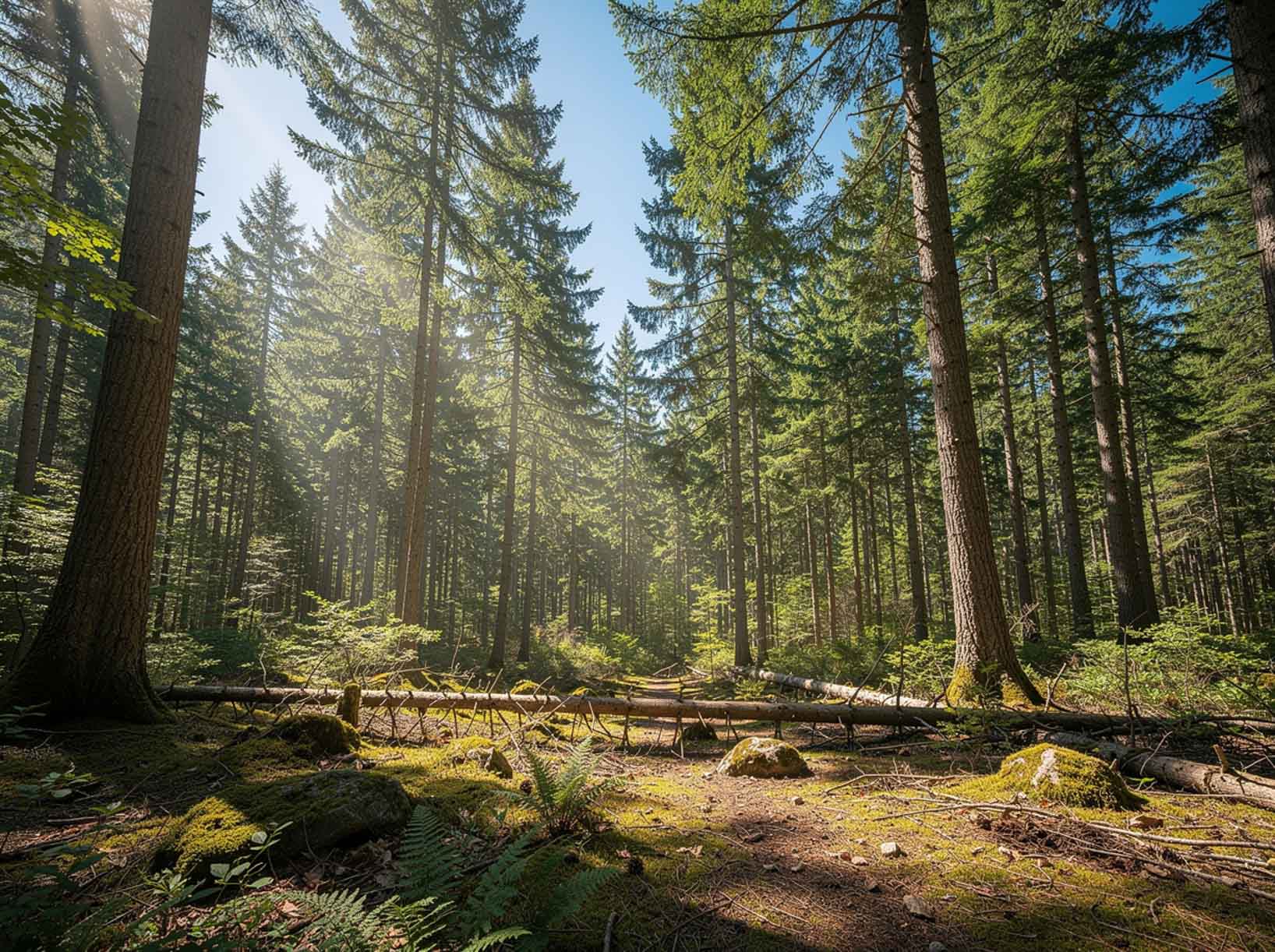 Forested terrain for wildfire mitigation and defensible space planning in Montana