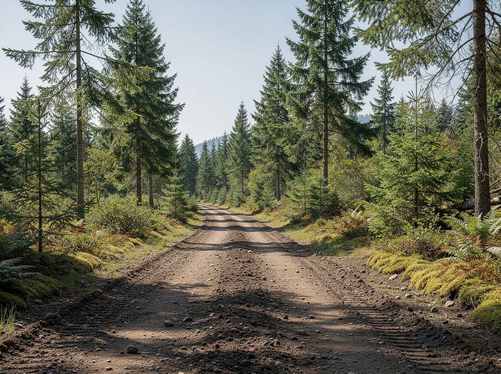 Rural acreage clearing for land access and vegetation management